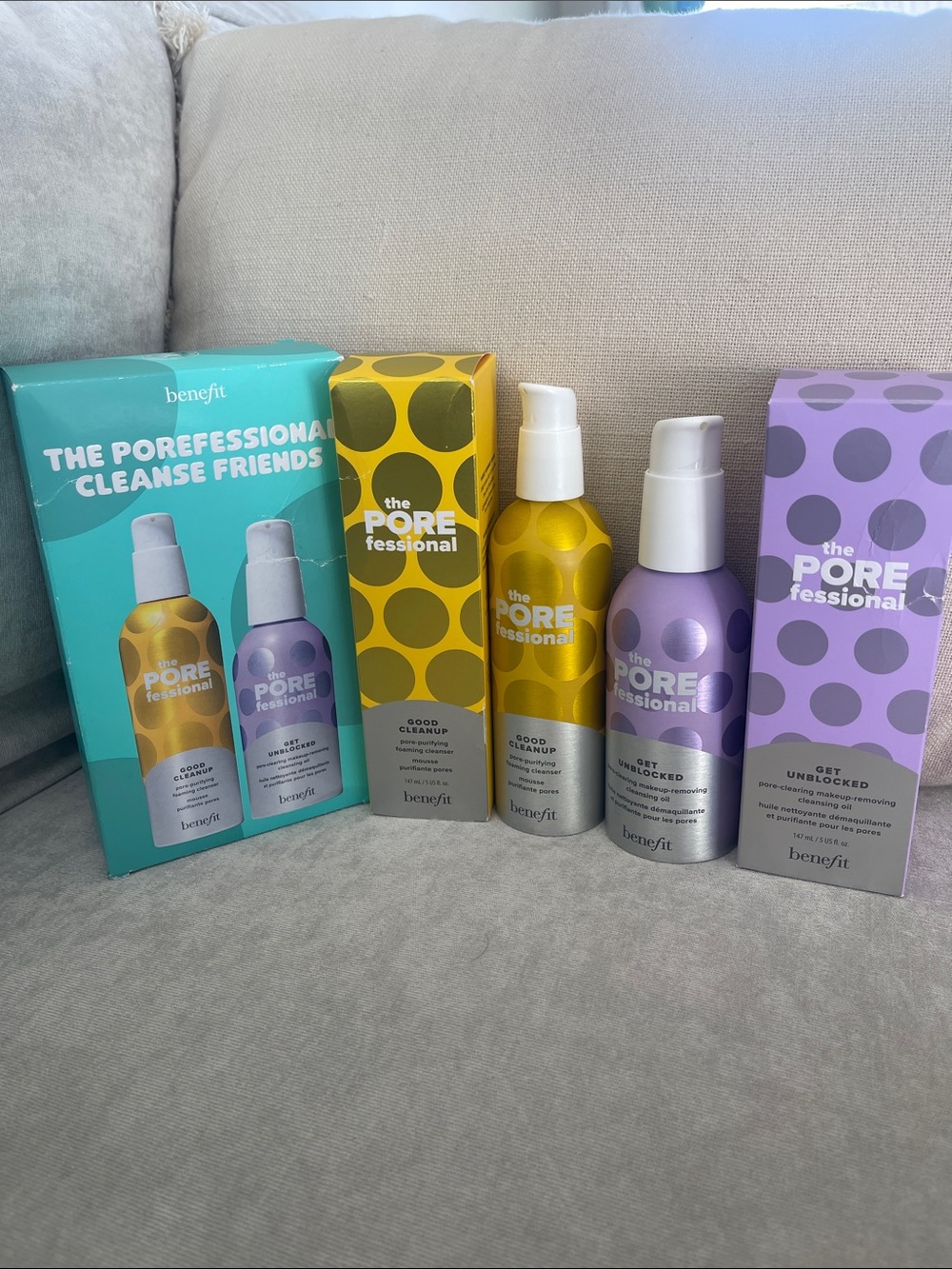 ❤️NEW!!!❤️ Benefit The POREfessional Cleanse Friends 2-Piece Set.